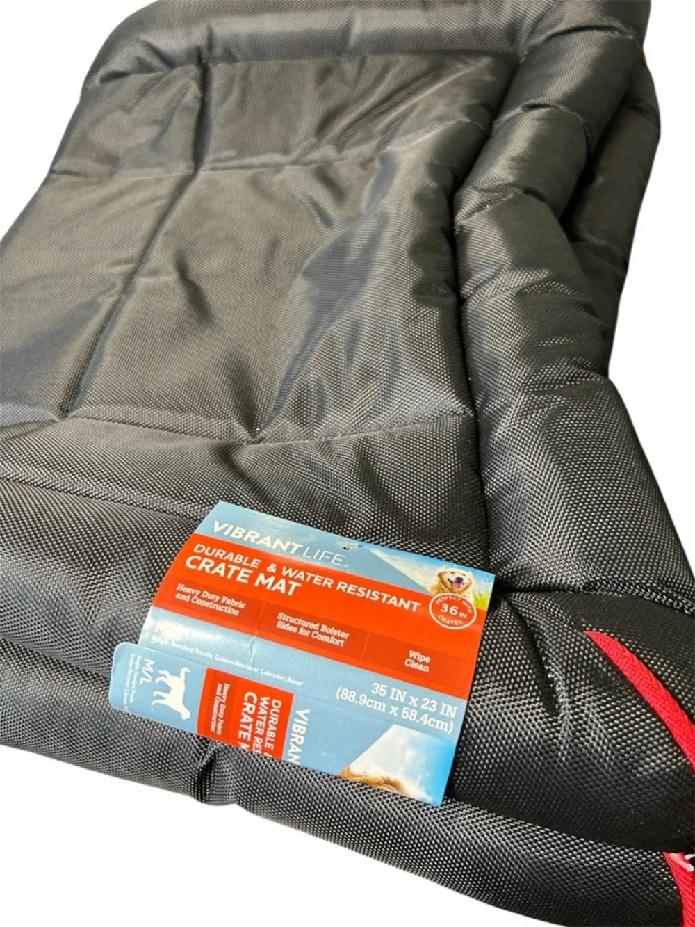 Vibrant Life Water Resistant Dog Crate Mat Pad 35 x 23